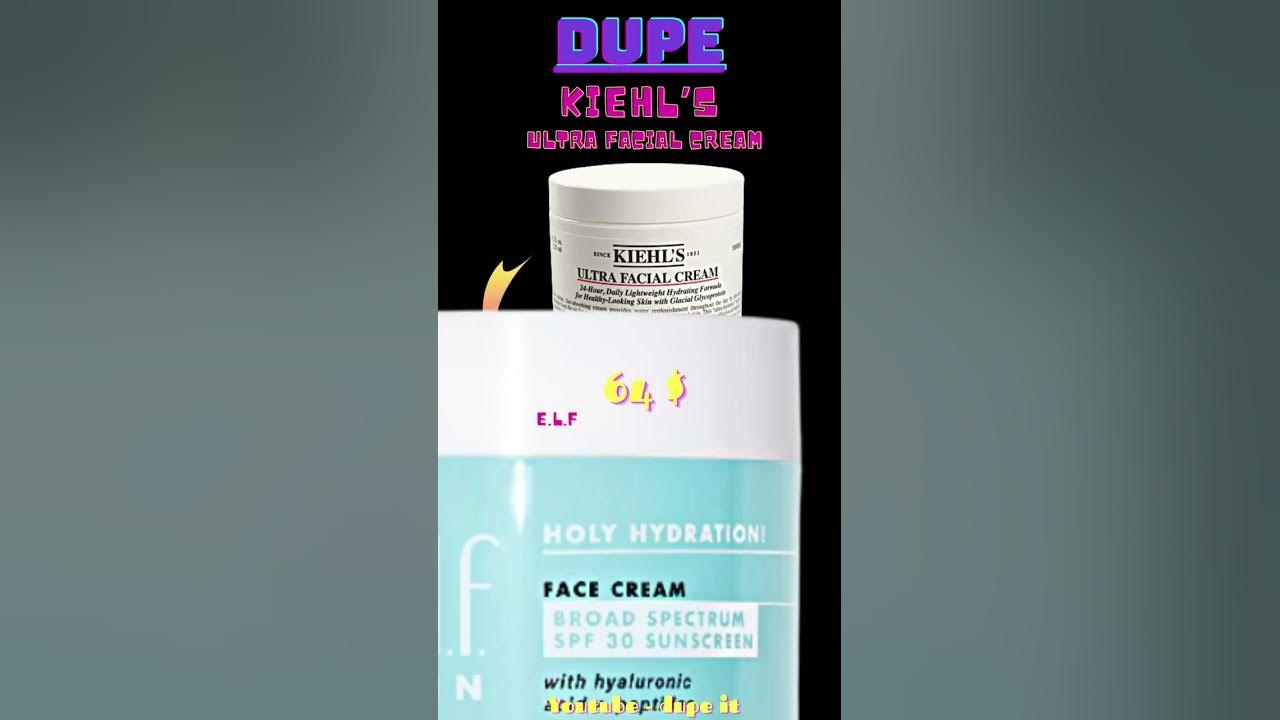 shorts dupes " Kiehl’s Ultra Facial Cream Dupe " ???🤷🤯 YouTube