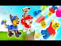 Cuccioli giocattolo, aiuto! Uragano al parco giochi. Video per bambini in italiano con i Paw Patrol