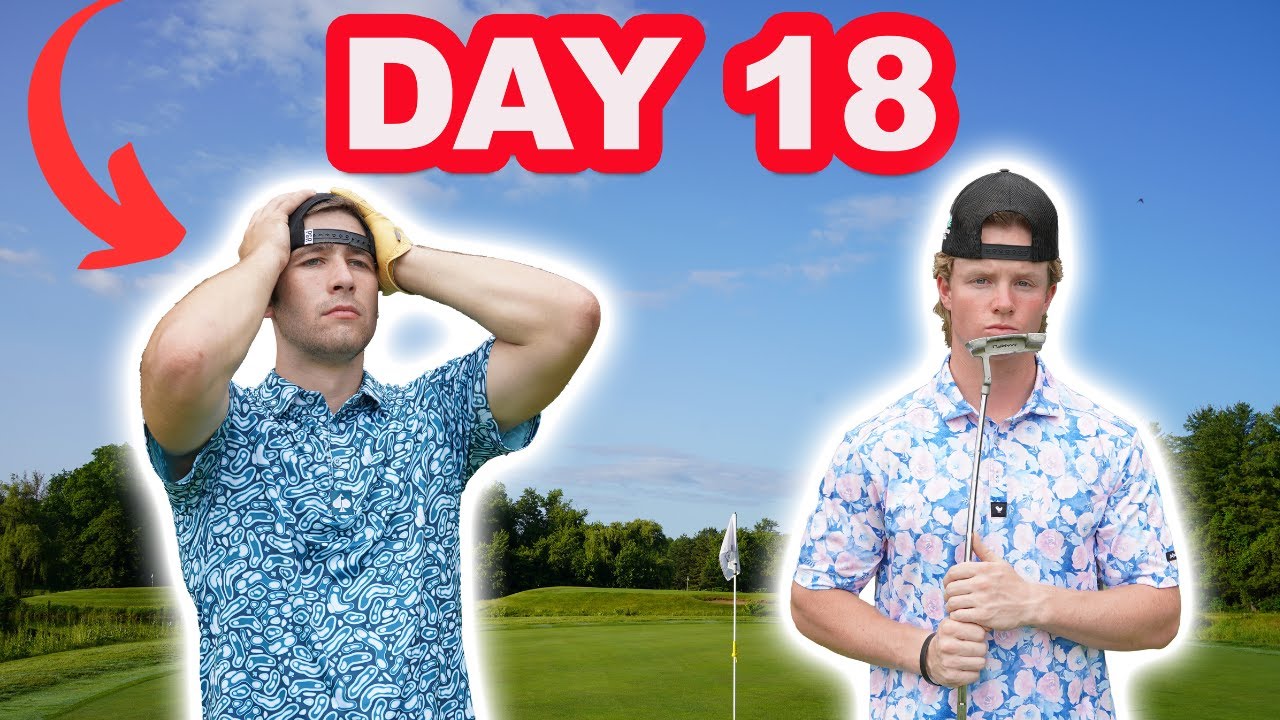 Playing Golf EVERY DAY until we Break Par DAY 18 YouTube
