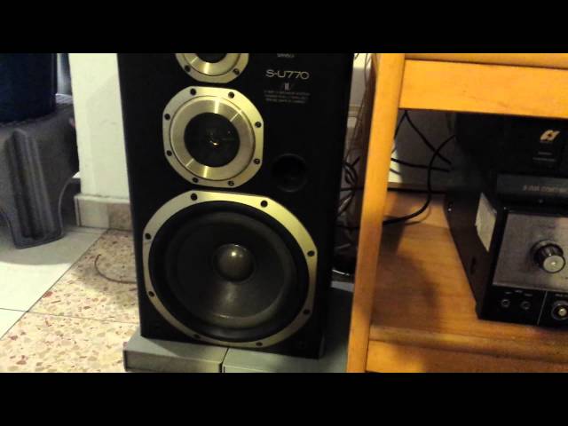 Sansui S-U770 Speakers - YouTube