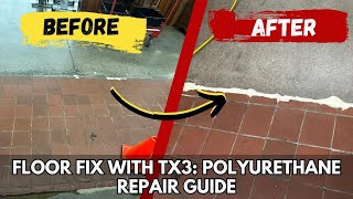 How To Apply Hi Tech Spall TX3 polyurethane floor repair material step by step