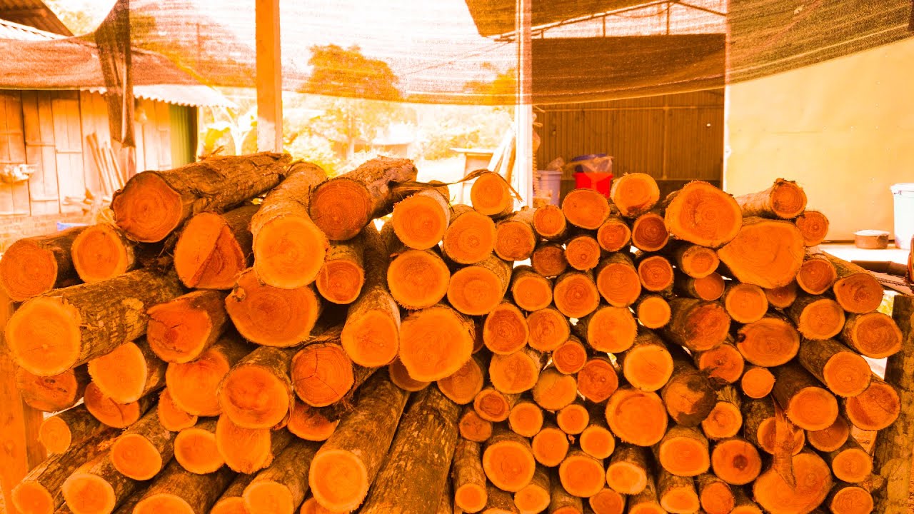 Effective Method for Cutting Round Wood 