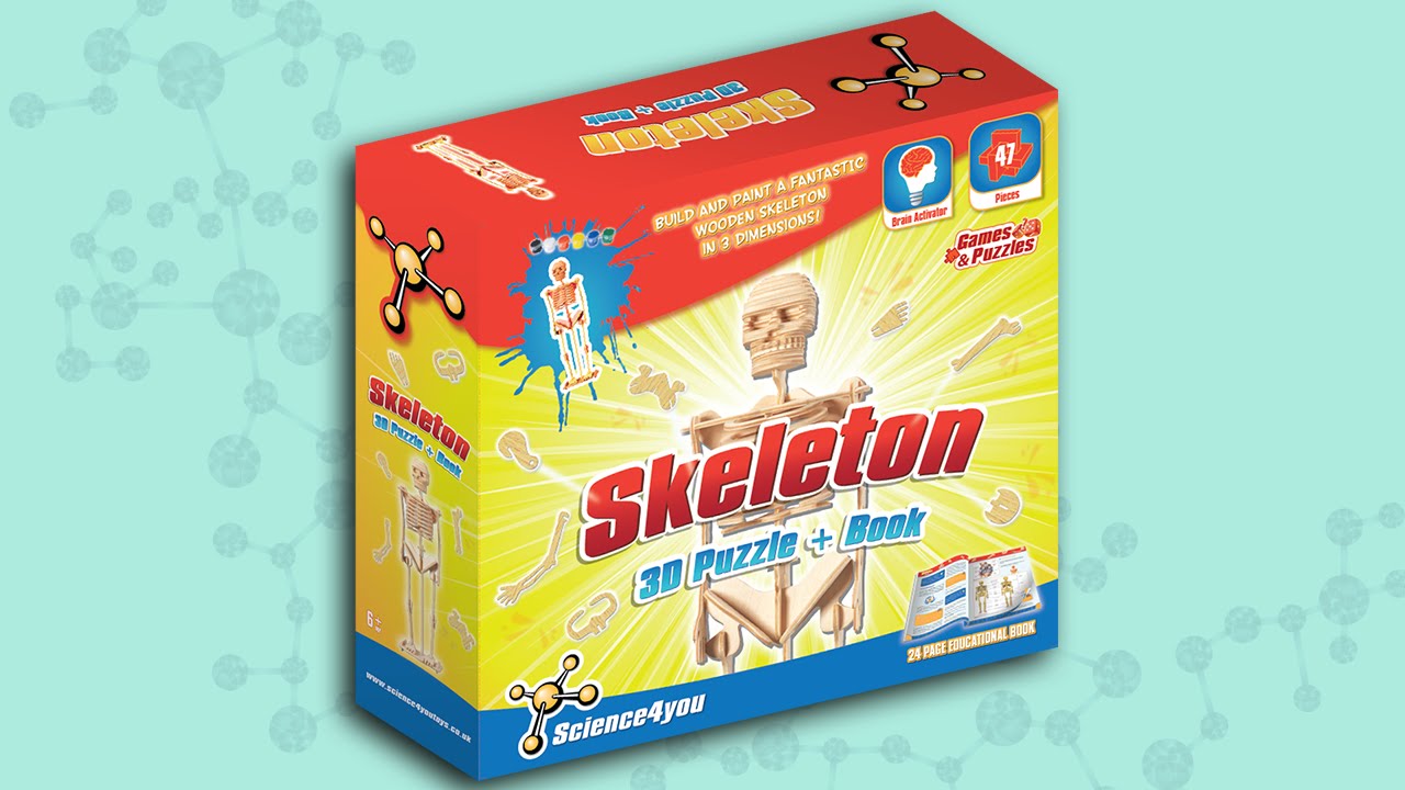 Science4you UK - Puzzle 3D Skeleton
