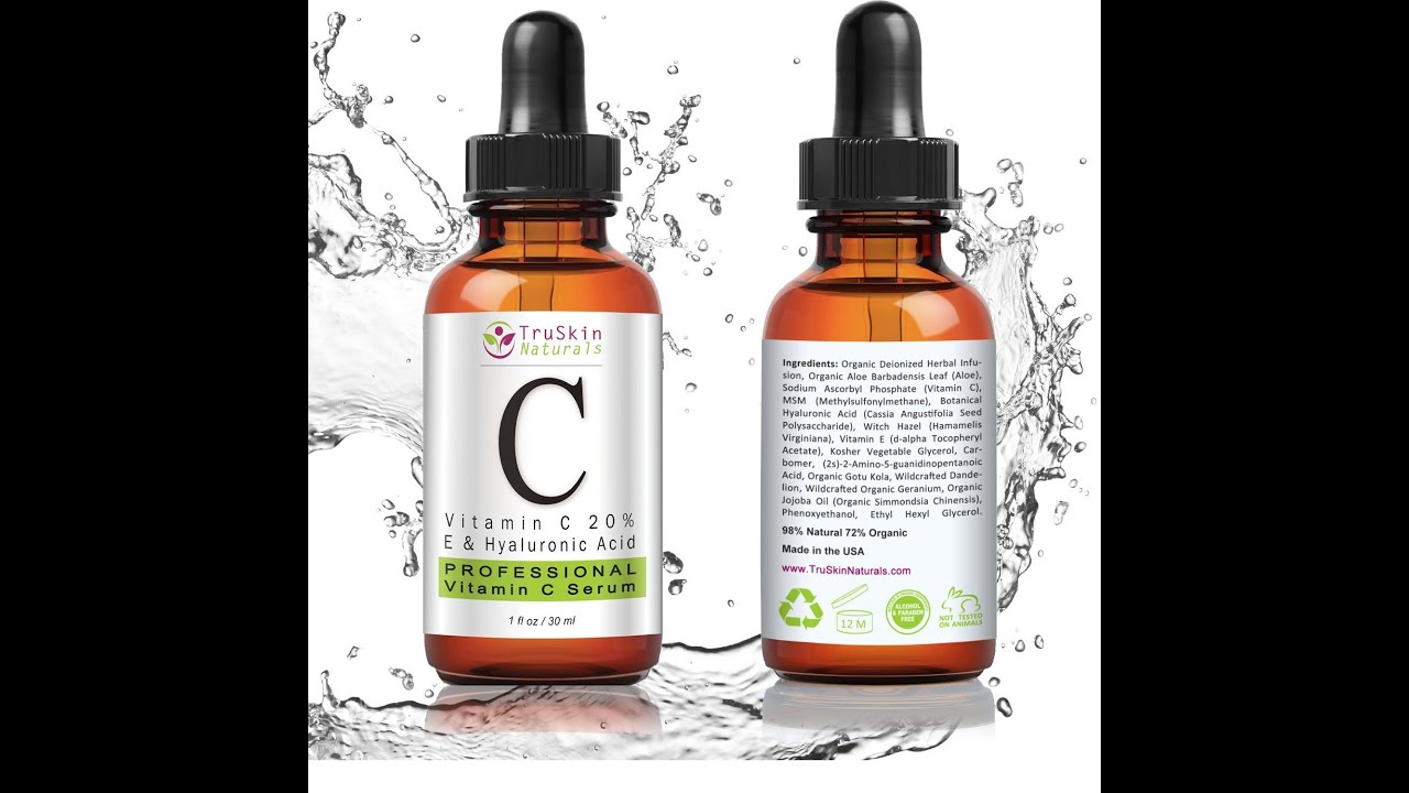 the best organic Vitamin C Serum for Face with Hyaluronic ...