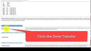 How to Sync Secondary DNS
