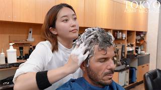 ASMR💈Barber Mizuki Okada for Relaxation: Ear Cleaning, Haarwasser Massage & Shampoo