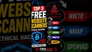 Top 5 Free Website Vulnerability Scanners | Ethical Hacking Tools #shorts