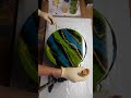 Green tiger eye resin art   shorts
