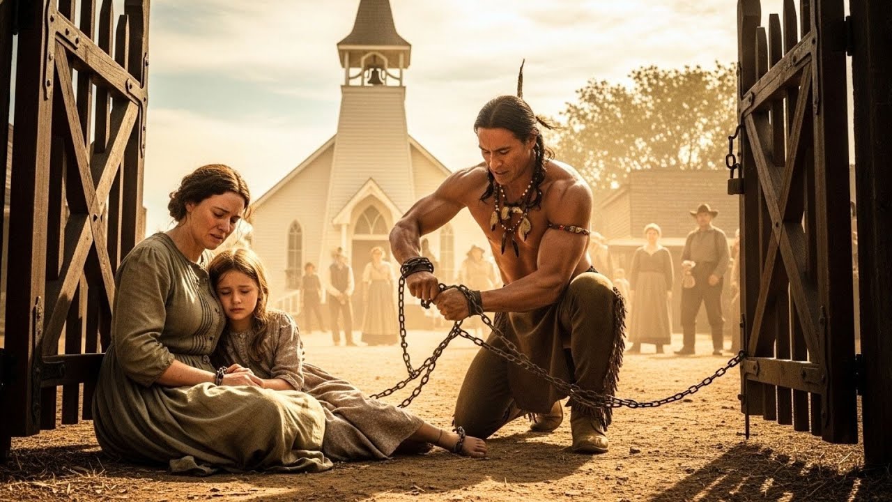 An der Kirchentür als Schande gefesselt, wurden Mutter und Tochter gerettet, Apache verliebte sich.