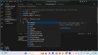String Functions - JavaScript Trim()