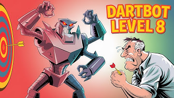 Darts Beginner : Dartbot Level 8 . Will The New Darts Be A Charm ?