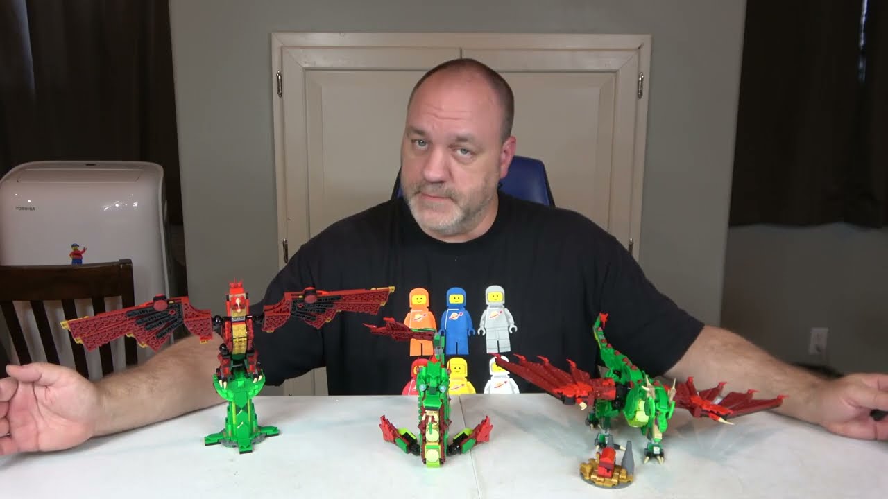 Lego 31161 Medieval Dragon Review All 3 Versions - YouTube