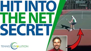 TENNIS TIP: Stop Missing Into The Net Myth (Solution Revealed) screenshot 4