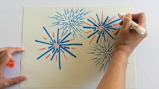 Lets Get Creative Firework Flowers