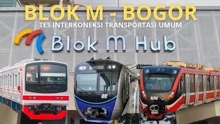 Jakarta Transportation Connectivity Trial | MRT - LRT - KRL Connected to Bogor