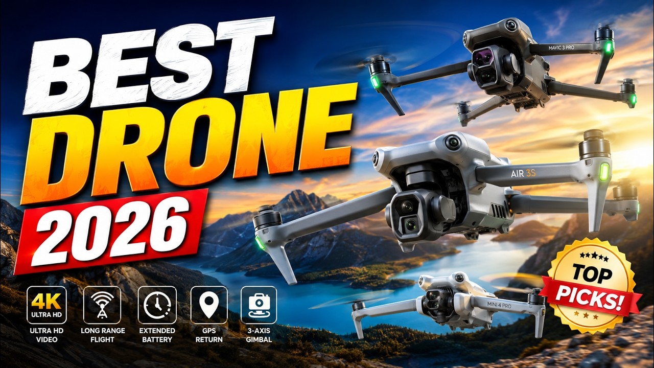 Best Drone 2026 | Top 5 Camera Drones - YouTube