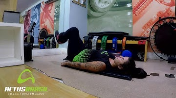 Extensão de Joelho Unilateral Com Caneleira Em Decúbito Dorsal (Deitado)