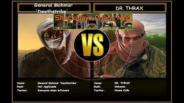 C&C Generals Shockwave Chaos GC GLA Bandana VS DR THRAX | Hard
