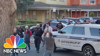 Video shows moment police arrest Half Moon Bay shooting suspect