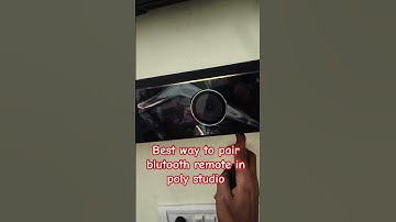 poly bluetooth remote pair in usb studio #polystudio #bluetooth