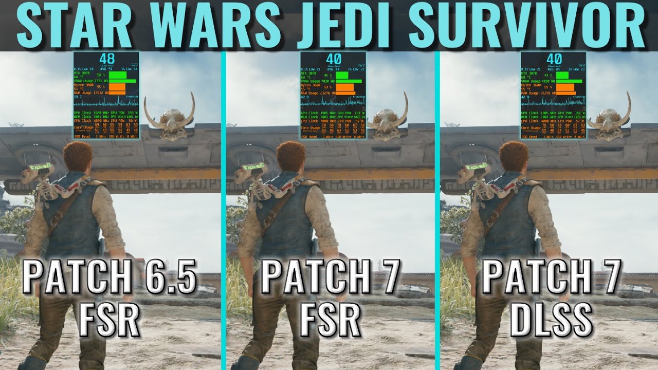 Star Wars Jedi Survivor - Patch 7 - RTX 3070 - Ryzen 5 3600 - Benchmark ...