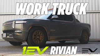 Rivian R1T "Work Truck" Upfit - EV Charger Installer Chooses R1T for Daily Service Crew Use