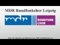 Capture de la vidéo Mdr Rundfunkchor Leipzig