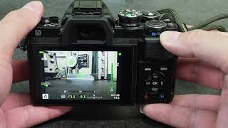 How to set back button focus on Olympus O-MD cameras.