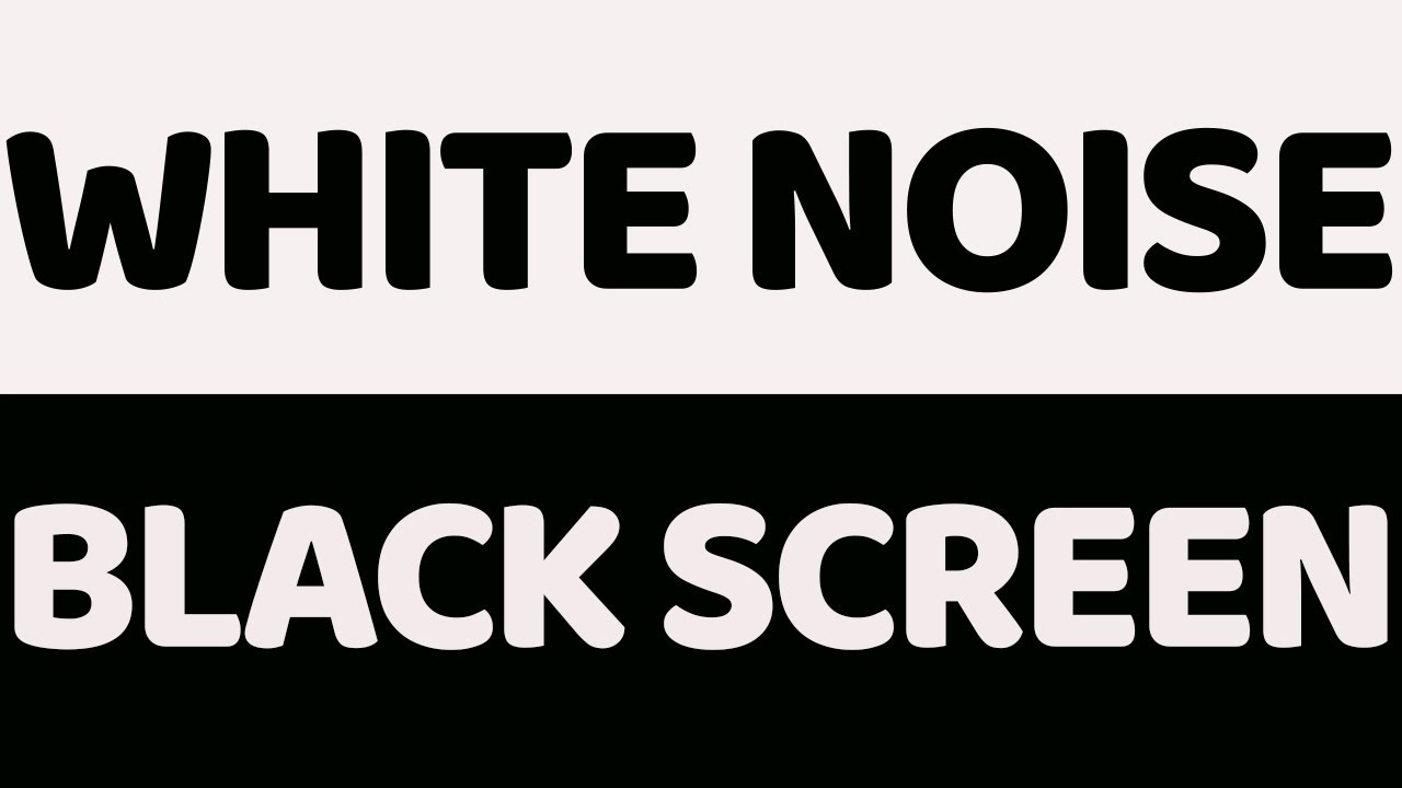 White Noise  Black Screen for Stress Relief and Relaxation, Study | 3 Hours Black Screen For Sleep