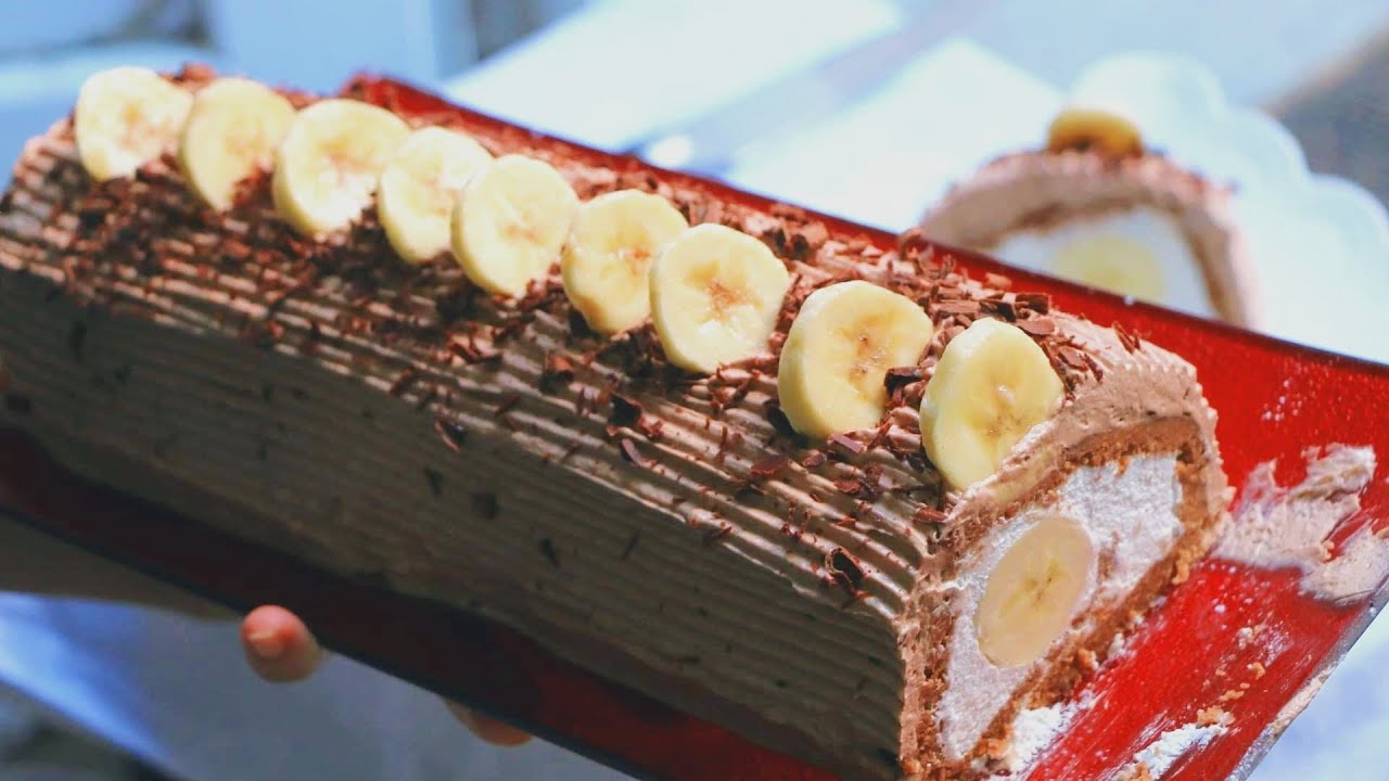 Godinama ga pravim. Ukus samo takav. Bez kuvanja i pečenja. Rolat sa bananom, nutelom, plazmom.