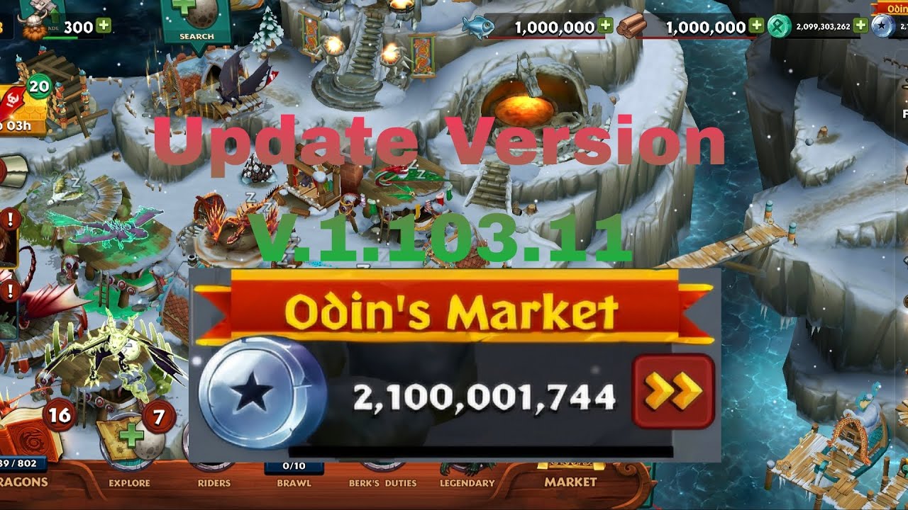 DRAGON RISE OF RISE BERK MOD APK UPDATE VERSION V.1.103.11 IOS & ANDROID UNLIMITED ODINS 2025