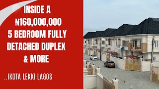 Inside A ₦160,000,000 5 Bedroom Fully Detached Duplex | Ikota Lekki Lagos | 4 Bedroom Available