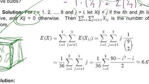Section 10.1: Expected Values of Sums of Random Variables, Part 3