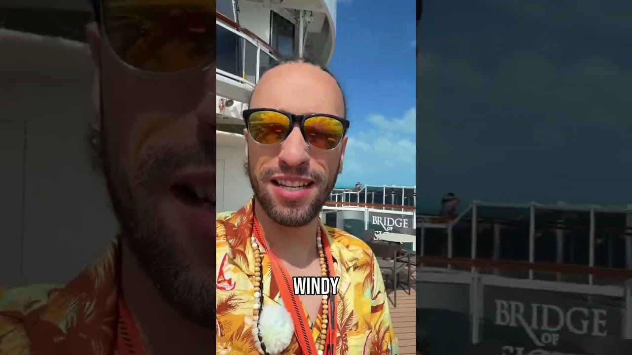 I'm starting to think it's always windy in the Bahamas!