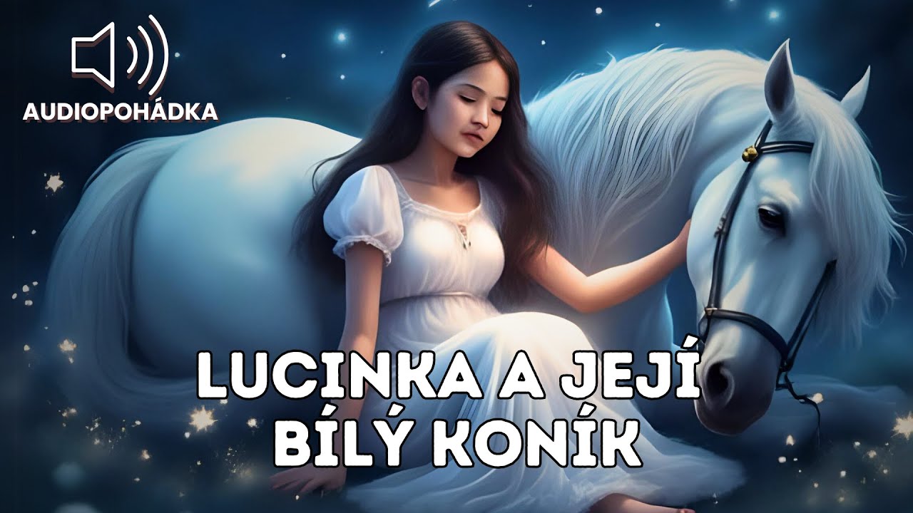 Lucinka a bílý kůň Orion | Klidný příběh pro děti i rodiče | Audio pohádka na dobrou noc
