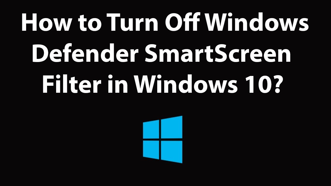 microsoft defender smartscreen prevented an unrecognised app from starting