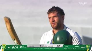 Wiaan Mulder 115 runs vs Australia | SA vs AUS 3rd Test
