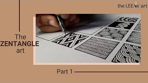 The Zentangle Art : Part 1 |  Basic Patterns