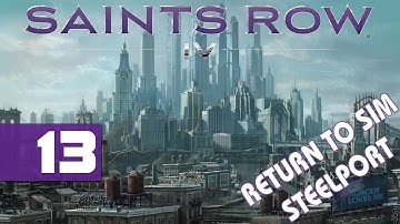 Saints Row 4 - Walkthrough - Return To Sim Steelport - Part 13 - Almost Killed By Balls | DanQ8000