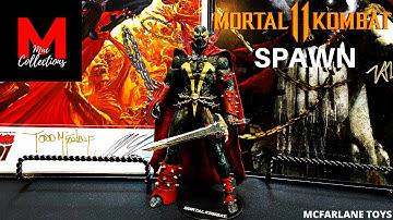 McFARLANE TOYS : 2020 MORTAL KOMBAT 11 SPAWN VIDEO GAME ACTION FIGURE REVIEW