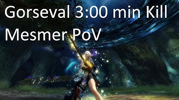 Gw2 Gorseval Kill [qT] Mesmer PoV 3:00 min