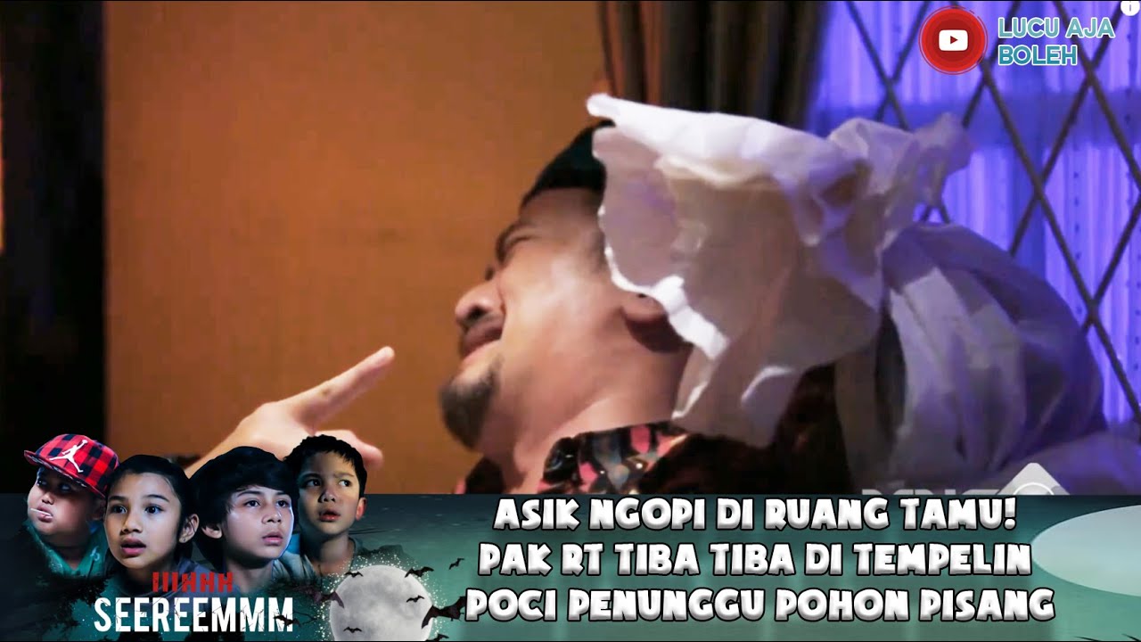 ASIK NGOPI DI RUANG TAMU! PAK RT TIBA TIBA DI TEMPELIN POCI PENUNGGU POHON PISANG - IH SEREM