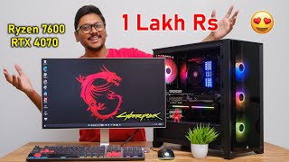 1 Lakh Rs Dream Gaming PC 2023  Epic MSI Build !!