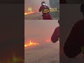 Military firefighters battle wildfire in Spain's Aragon region