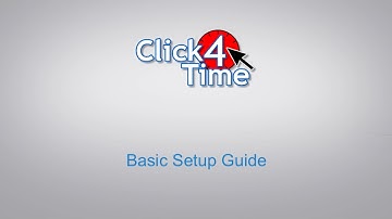 Click4Time - Basic Setup Guide - Appointment Booking System (Updated Version Available)