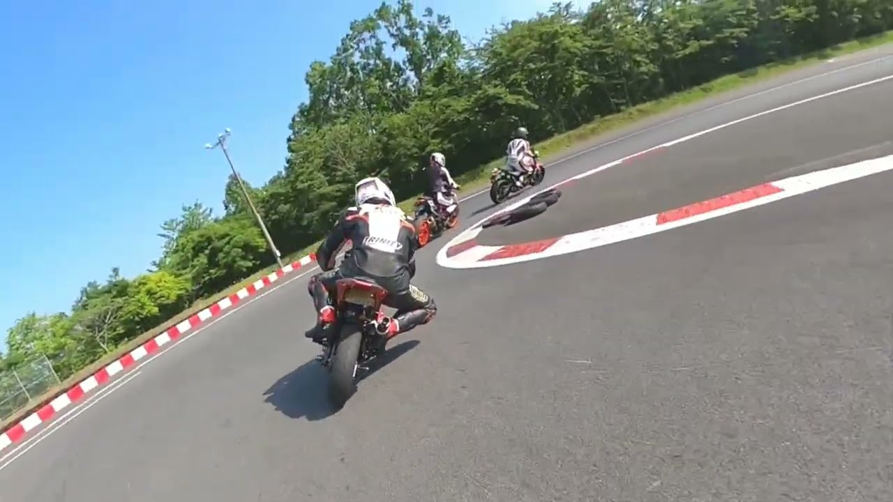 路渡ページ 0515FSWｶｰﾄｺｰｽ NSR80＆KX85 - YouTube