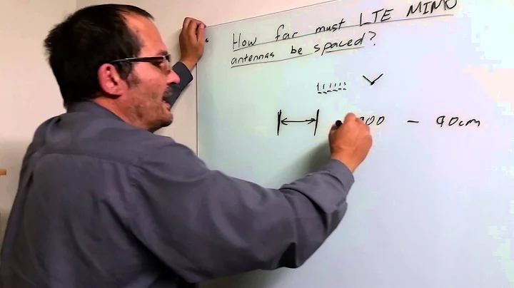 How far apart must LTE or 5G antennas be spaced?