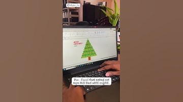 Christmas tree in EXCEL #christmas #christmas2025 #excel #exceltips #office