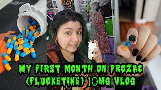My First Month on Prozac (Fluoxetine) 10mg Vlog: Side Effects and Emotions💊