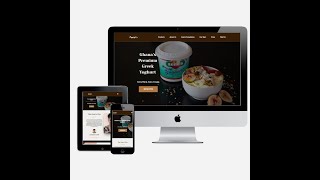 Website Design Project For Zenos Yoghurt
